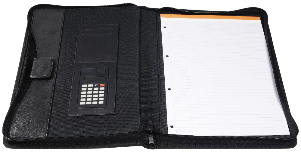 Mapa conferinta cu calculator si bloc notes neagra exacompta [2]