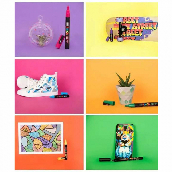 Set Carioci Posca 36 Markere in Mapa Echipata - Micostore.ro [10]