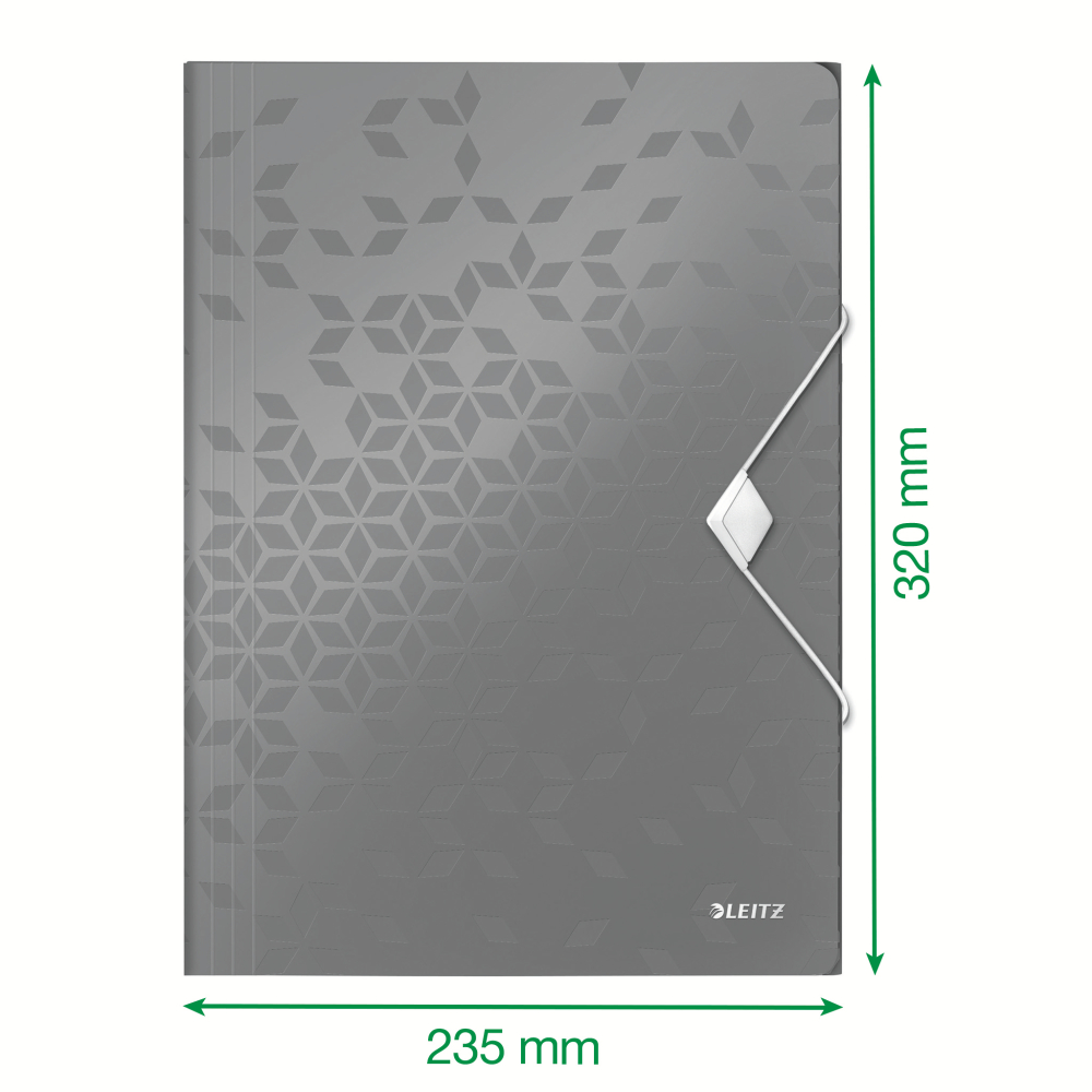 Mapa plastic cu elastic rosie wow leitz [5]