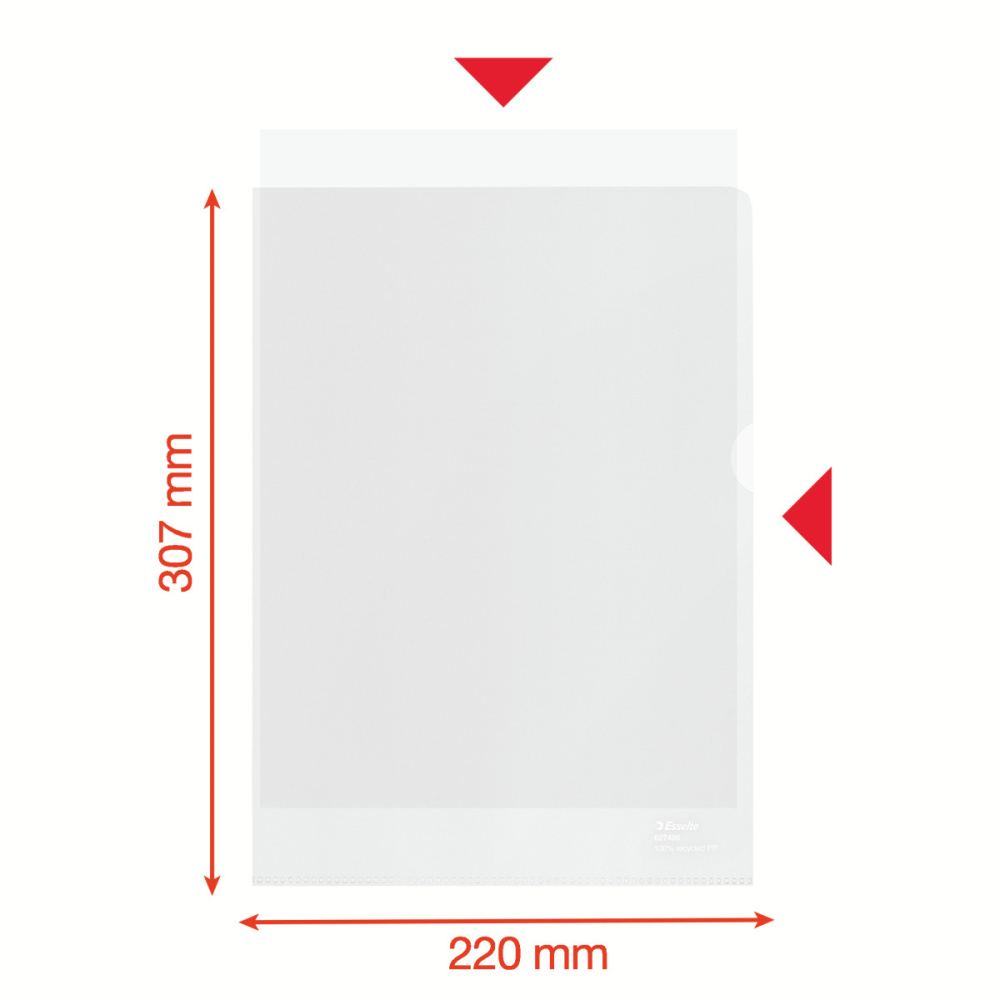 Mapa protectie a4 100 microni 100/set recycle esselte [3]