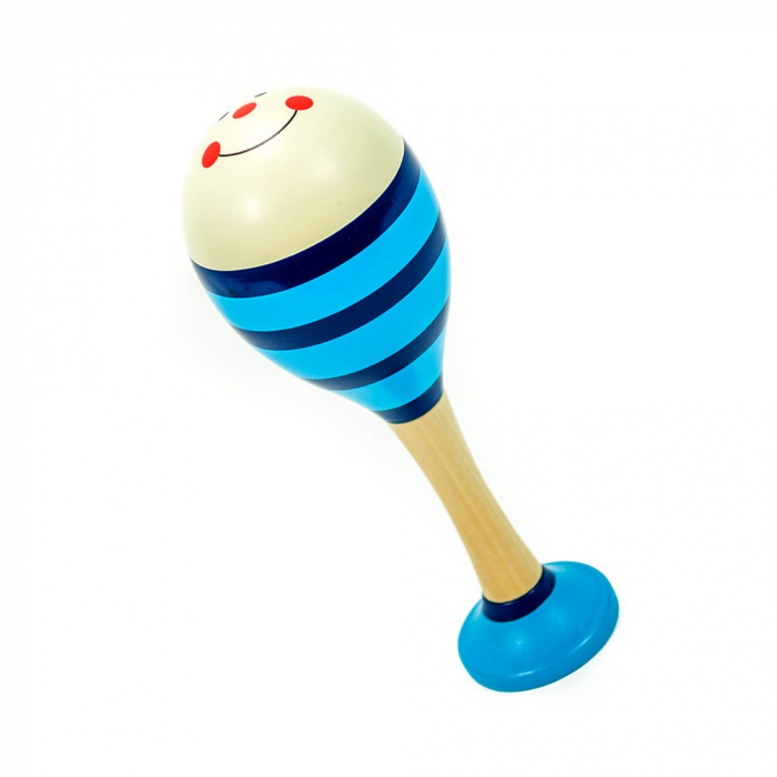 Maracas albastru, 17 cm, 0-3 ani [1]