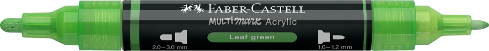 Marker acrilic multimark cul. 112 verde frunza faber-castell [2]