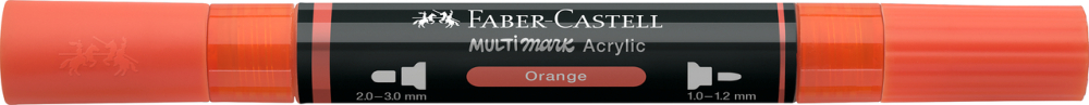 Marker acrilic multimark cul. 115 portocaliu faber-castell [4]