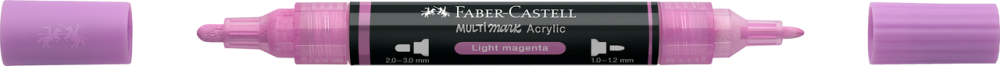 Marker acrilic multimark cul. 119 magenta deschis faber-castell [4]