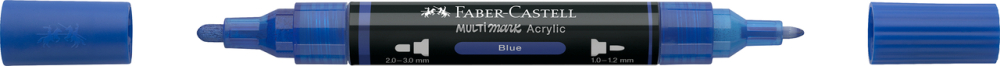 Marker acrilic multimark cul. 120 albastru faber-castell [4]