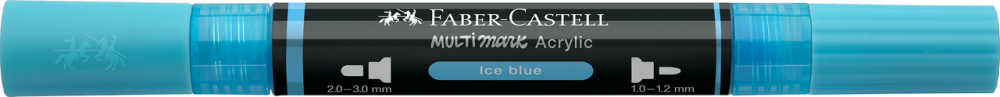 Marker acrilic multimark cul. 148 bleu ice faber-castell [4]