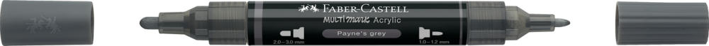 Marker acrilic multimark cul. 181 gri payne faber-castell [4]
