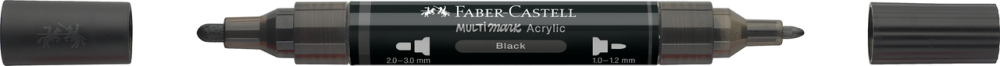 Marker acrilic multimark cul. 199 negru faber-castell [3]