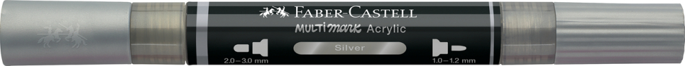 Marker acrilic multimark cul. 251 argintiu faber-castell [4]