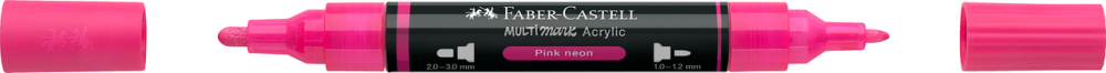 Marker acrilic multimark cul. 253 roz neon faber-castell [3]