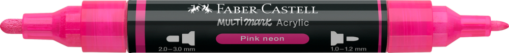 Marker acrilic multimark cul. 253 roz neon faber-castell [2]