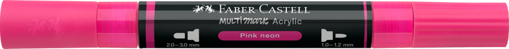 Marker acrilic multimark cul. 253 roz neon faber-castell [4]