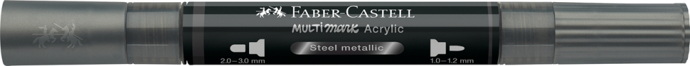 Marker acrilic multimark cul. 297 otel metalizat faber-castell [3]