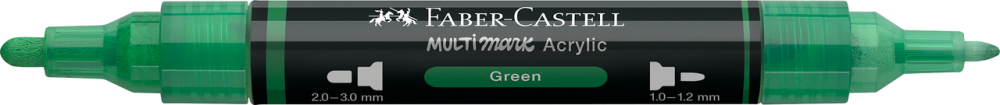 Marker acrilic multimark cul. 316 verde faber-castell [2]