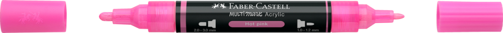 Marker acrilic multimark cul. 329 roz aprins faber-castell [3]