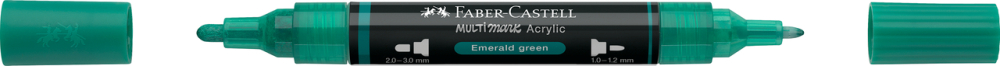 Marker acrilic multimark cul. 358 verde smarald faber-castell [3]