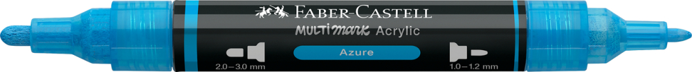 Marker acrilic multimark cul. 448 albastru azure faber-castell [2]