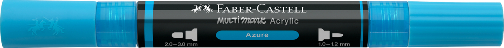 Marker acrilic multimark cul. 448 albastru azure faber-castell [4]