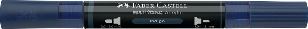 Marker acrilic multimark cul. 450 indigo faber-castell [4]