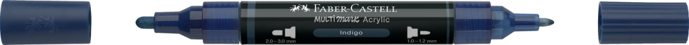 Marker acrilic multimark cul. 450 indigo faber-castell [3]