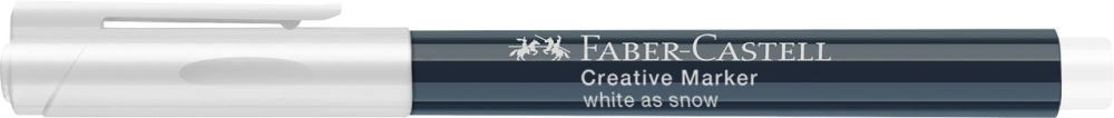 Marker creativ alb faber-castell [5]