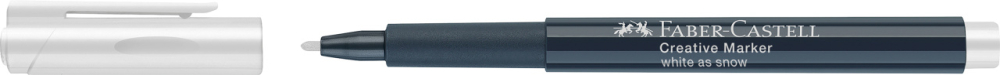 Marker creativ alb faber-castell [3]