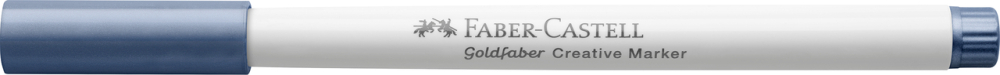Marker creativ goldfaber albastru marin metalizat 553 1.5mm faber-castell [2]
