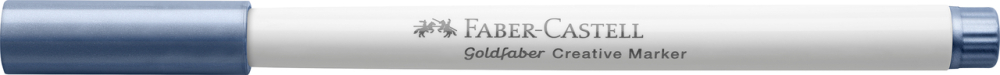 Marker creativ goldfaber albastru metalizat 553 c faber-castell [2]
