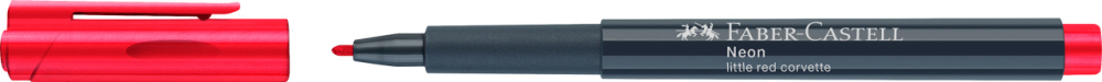 Marker creativ rosu neon faber-castell [2]
