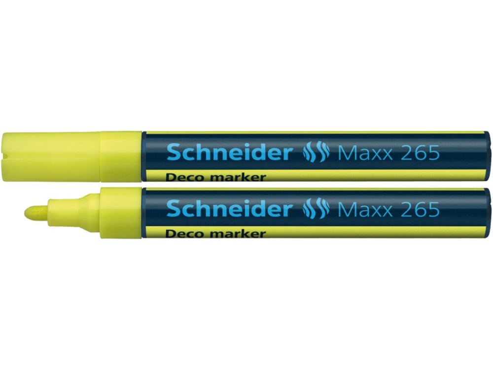 Schneider - Deco Marker Schneider Maxx 265, Galben- Micostore.ro [2]