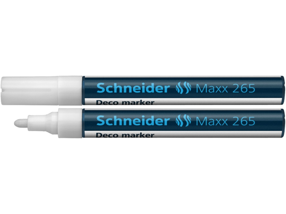Schneider - Deco Marker Schneider Maxx 265, Alb- Micostore.ro [2]