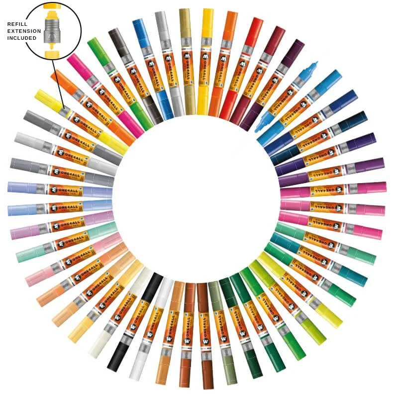 Marker Pictura cu Vopsea Acrilica, Capat Dublu, 1.5/4MM MOLOTOW [3]