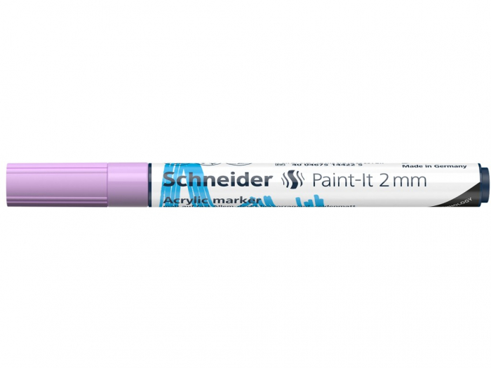 Marker cu vopsea acrilica, Varf rotund 2 mm, Paint-It 310, Schneider, 18 culori [2]