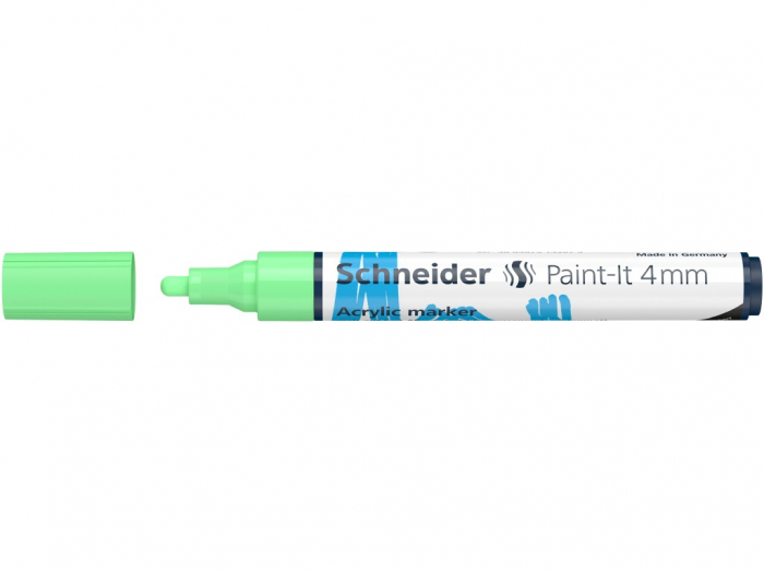Marker cu vopsea acrilica, Varf rotund 4 mm, Paint-It 320, Schneider, 18 culori [2]