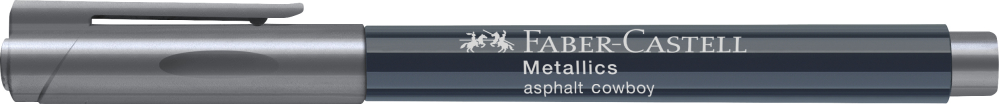 Marker metallics gri asfalt faber-castell [4]