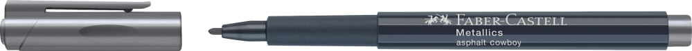 Marker metallics gri asfalt faber-castell [2]