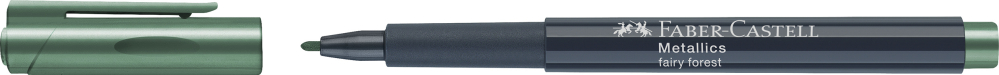 Marker metallics verde padure faber-castell [2]