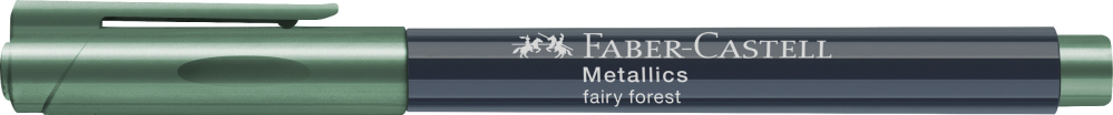 Marker metallics verde padure faber-castell [4]