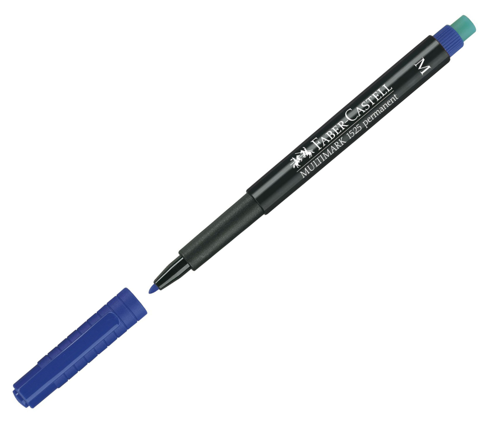 Marker permanent albastru m multimark faber-castell [2]