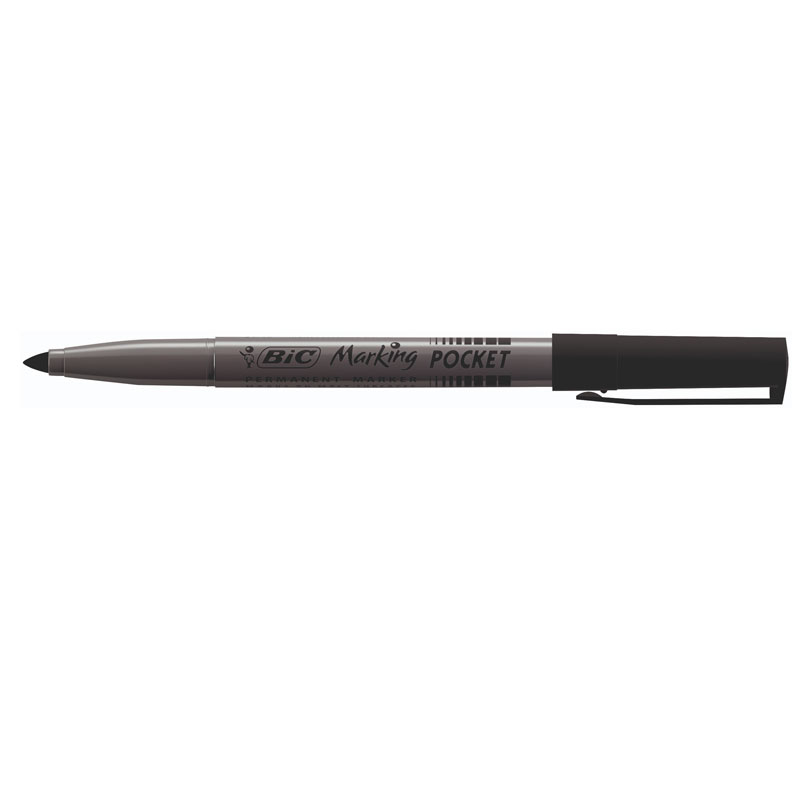 Marker permanent negru 1.0mm 1445 bic [2]