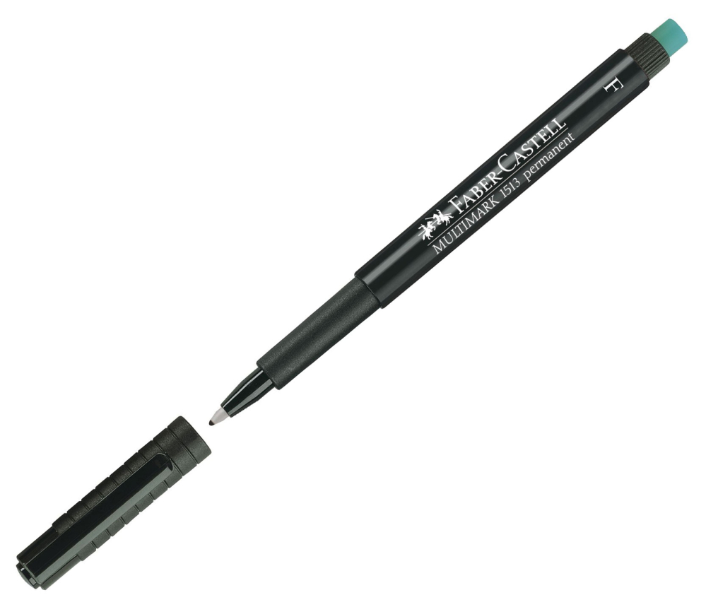 Marker permanent negru f multimark faber-castell [2]
