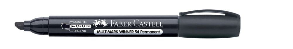 Marker permanent negru varf tesit multimark winner 54 2024 fc [2]