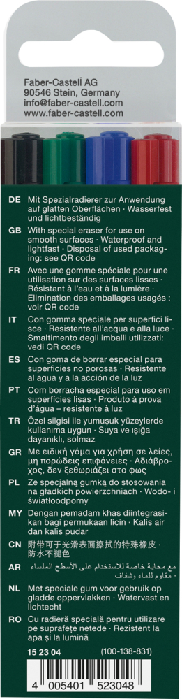 Marker permanent set 4 s multimark faber-castell [2]