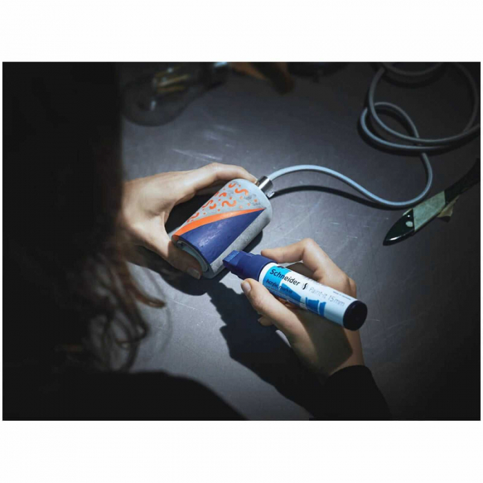 Schneider - Marker cu vopsea acrilica Paint-It 330 15 mm Schneider, Alb- Micostore.ro [5]