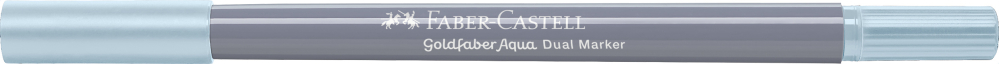 Marker solubil 2 capete goldfaber albastru aqua 164 faber-castell [3]