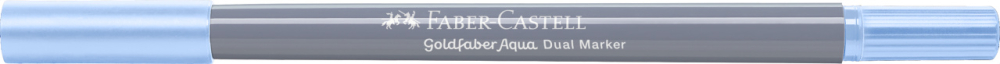Marker solubil 2 capete goldfaber bleu cer pastel 446 faber-castell [3]