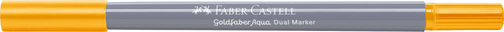Marker solubil 2 capete goldfaber galben crom inchis 109 faber-castell [3]