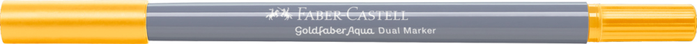 Marker solubil 2 capete goldfaber galben crom mediu 208 faber-castell [3]