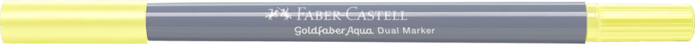Marker solubil 2 capete goldfaber galben glazurat deschis 104 faber-castell [5]