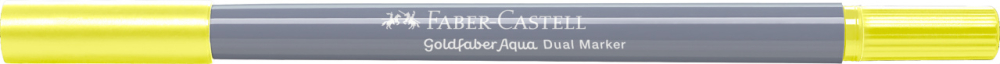 Marker solubil 2 capete goldfaber galben lamaie 205 faber-castell [3]